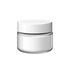 Product Packaging Showcase Cosmetic Jar Studio Minimalist Design Top View Beauty Concept for Brand Awareness