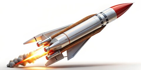 Naklejka premium Rocket Launch