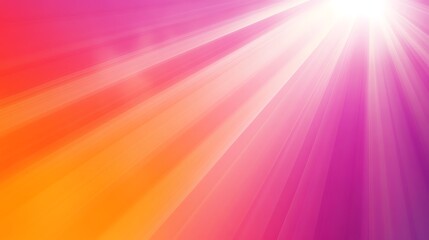 Obraz premium Abstract Pink Orange Light Rays Background