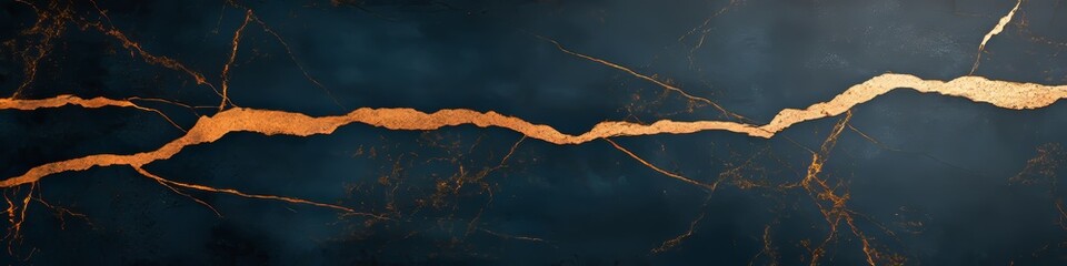 Luxury Navy Blue Marble Texture with Gold Vein, Elegant Background for Your Projects, 4k Resolution.