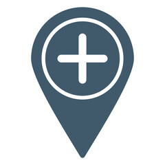 Add Location  Icon Element For Design