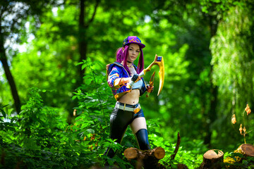 league of legends akali cosplay