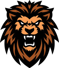 Fierce Lion Mascot Logo Icons – Powerful and Aggressive Vector Illustration