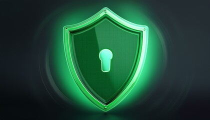 Escudo com uma fechadura indicando criptografia