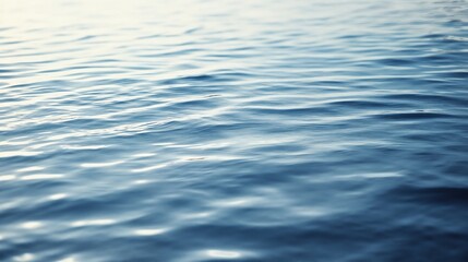 Serene ocean water surface with gentle ripples. Perfect for wellness and meditation concepts.