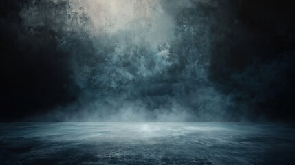 Dark atmospheric textured background with moody fog and soft lighting