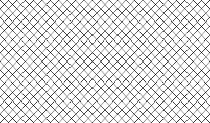 Fototapeta premium Black metal mesh on white background