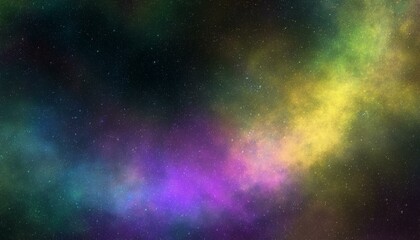 Obraz premium Colourful grunge grainy outer space nebula background gradient texture backdrop design