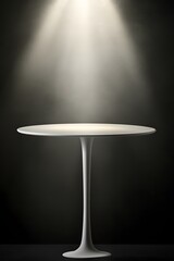 podium with spotlight