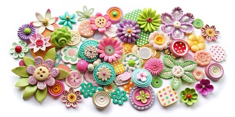 Colorful Craft Flower Assortment