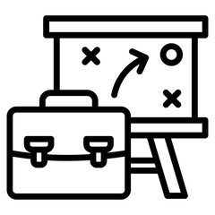 Business Strategy  Icon Element For Design