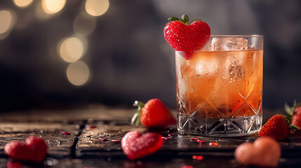Cocktail for Valentine's day