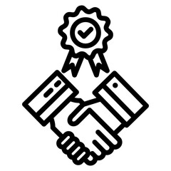 Commitment  Icon Element For Design