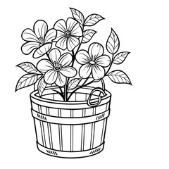  coloring pages of a delicate bell-shaped flower, flower, Art & Illustration