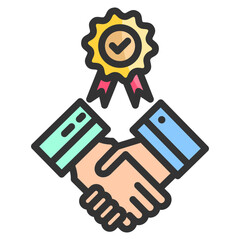 Commitment  Icon Element For Design