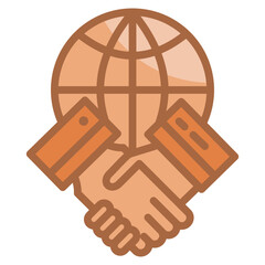 Collaboration  Icon Element For Design