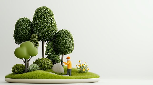 Eco-Friendly Gardening with Character and Vibrant Nature Elements