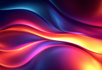 Obraz premium Abstract waves background features vibrant colors and a grainy texture, created with a noise effect
