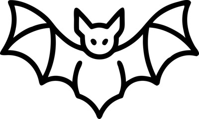 black and white bat