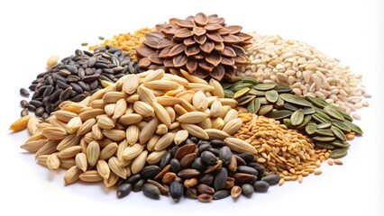 Obraz premium Assortment of Seeds and Grains