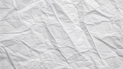 Fototapeta premium Crumpled White Paper Texture
