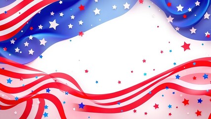 Obraz premium Labor Day Abstract Patterns - Festive Celebration Visuals