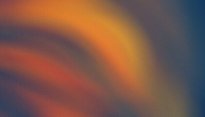 Soft gradient background with grain texture and noise effect combines nostalgic 70s retro wave style, vintage-inspired aesthetic, perfect for poster design, banner template, or digital header