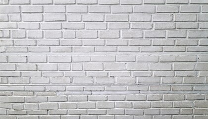 Striking Abstraction A Monochromatic Masterpiece Pristine White Brick Wall Showcasing Unique Textures and Intricate Patterns, Embracing Minimalism and Sophistication