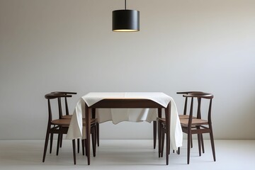 simple dining room interior 