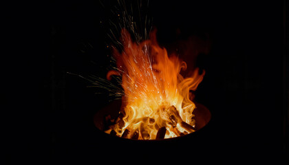 Dancing Flames of Healing Fire