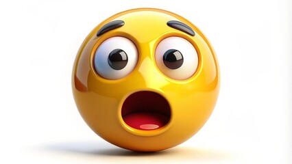 Surprised Yellow Emoticon