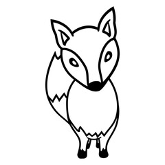 Red Fox Forest Animal Cunning Smart Cute Wild Dog Design Lover Art Vector Illustration Card T-Shirt Poster Sticker Graphic Print Decorative Drawing Isolated Logo Decoration Symbol Creative Cool Style
