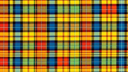 Obraz premium Tartan Patterns - Bold & Bright