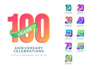 anniversary logo template