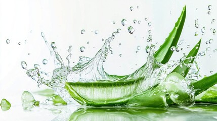 Refreshing Aloe Vera Splash: Hydration and Purity