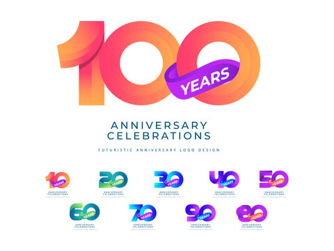 anniversary logo template