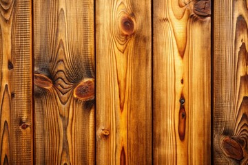 Obraz premium Vertical Wood Texture Background: Rustic Brown Timber Plank Wall