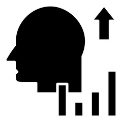 Growth  Icon Element For Design