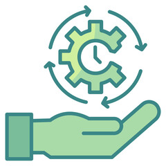 Time Management  Icon Element For Design