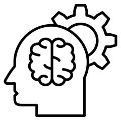 Mindset  Icon Element For Design