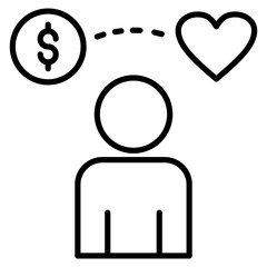 Life Balance  Icon Element For Design