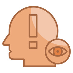 Self-Awareness  Icon Element For Design