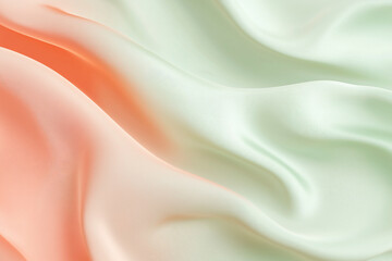 Obraz premium Soft flowing fabric in pastel colors creating a serene background for elegant design projects