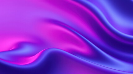 Obraz premium Dark blue, purple, and pink ombre background that mimics the smooth, lustrous texture of silk satin fabric. The abstract, gradient-inspired design.