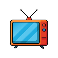 television vector, vector and illustration, vector style