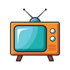 television vector, vector and illustration, vector style