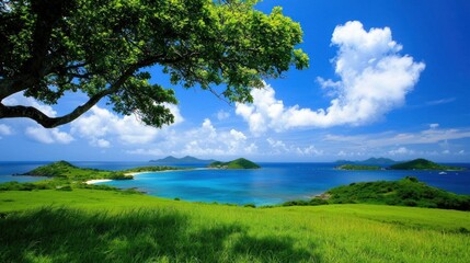 Tranquil Tropical Island Seascape