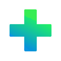 Obraz premium Medical Cross Icon