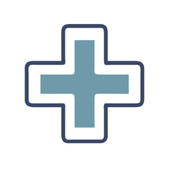 Obraz premium Medical Cross Icon