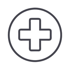 Obraz premium Medical Cross Icon